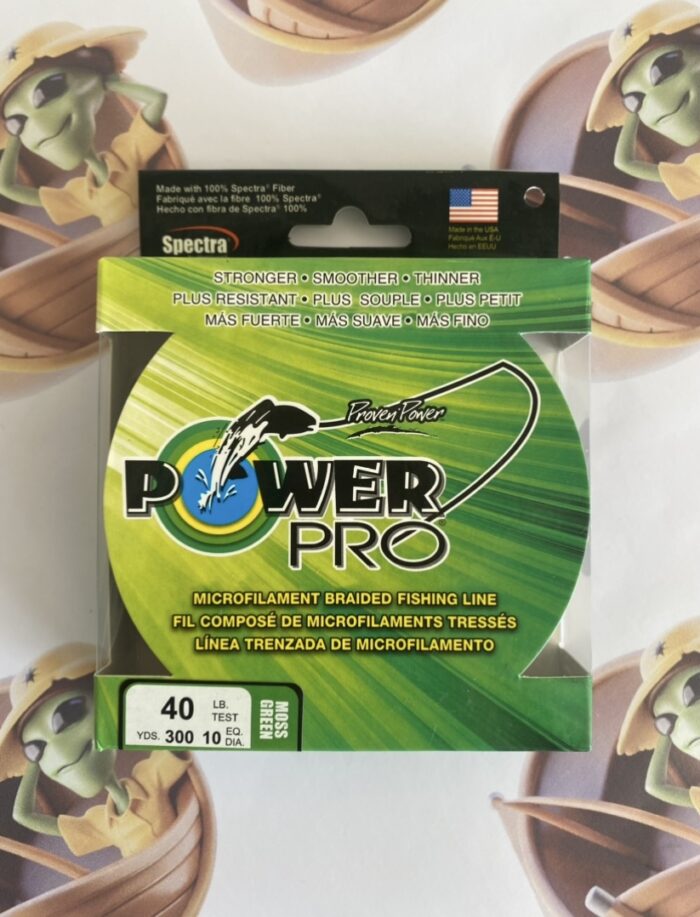 Linha Multifilamento Power Pro x8 Cor Verde Musgo 40lbs