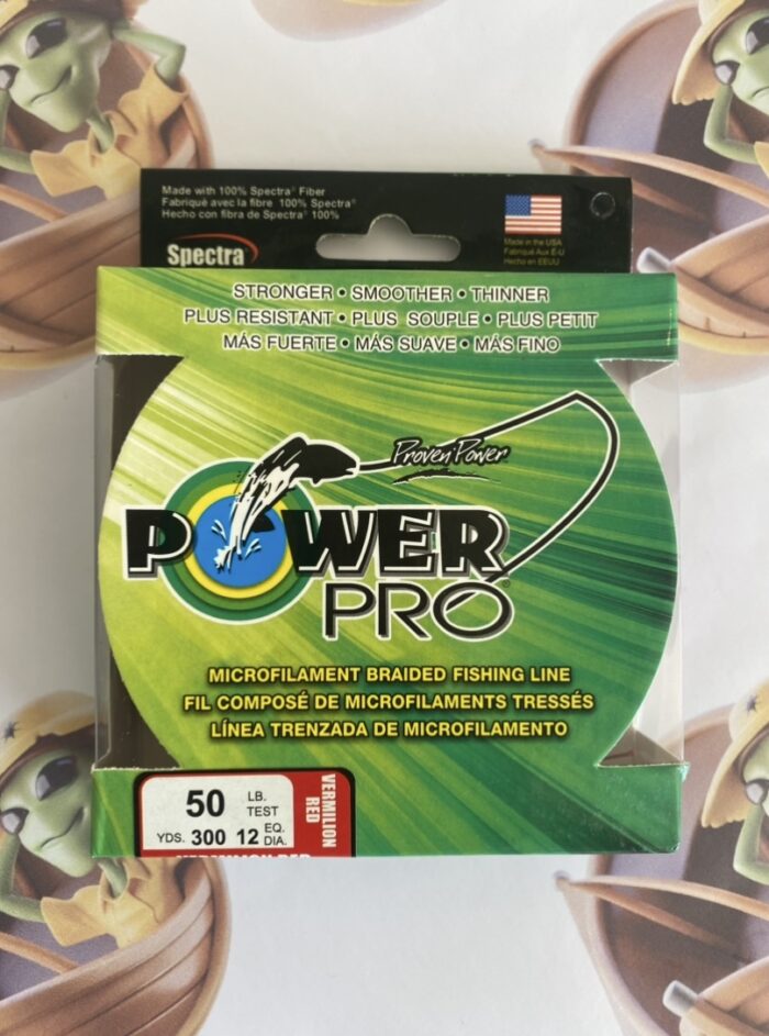 Linha Multifilamento Power Pro x8 Cor Vermelho 50lbs