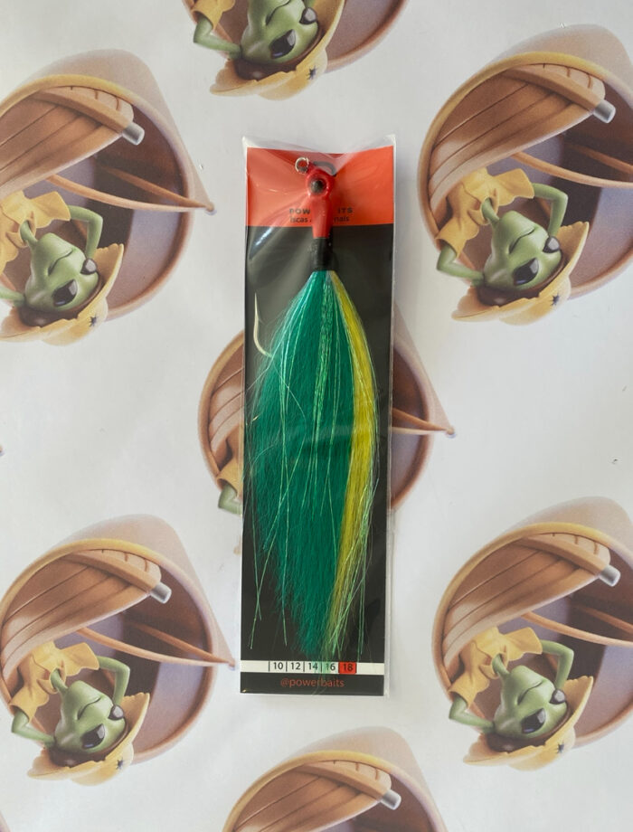 Power Jig de Pena - 6/0 18gr - Verde e Amarelo