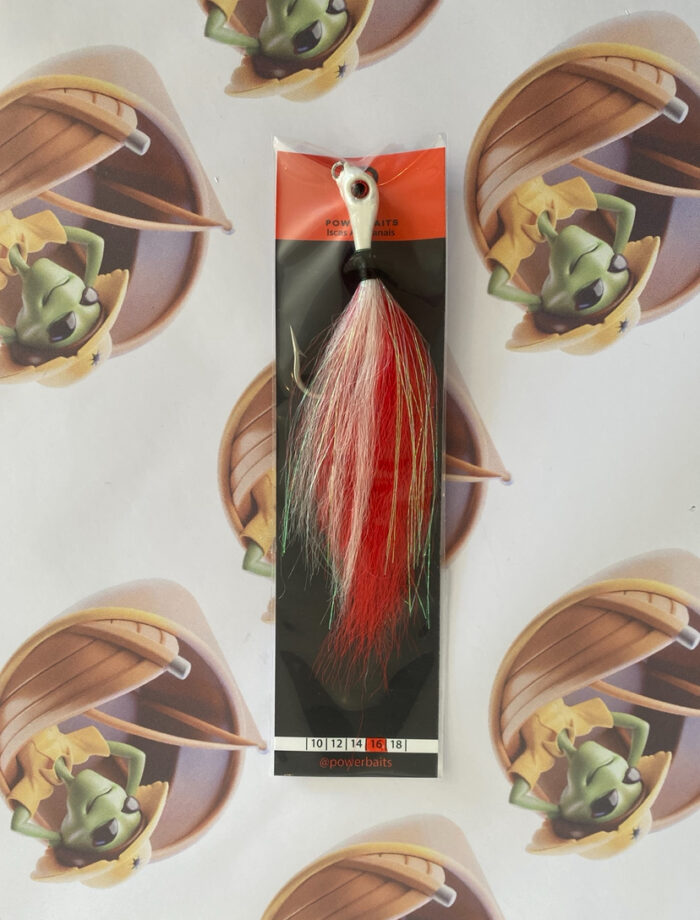 Power Jig de Pena - 6/0 16gr - Vermelho e Branco