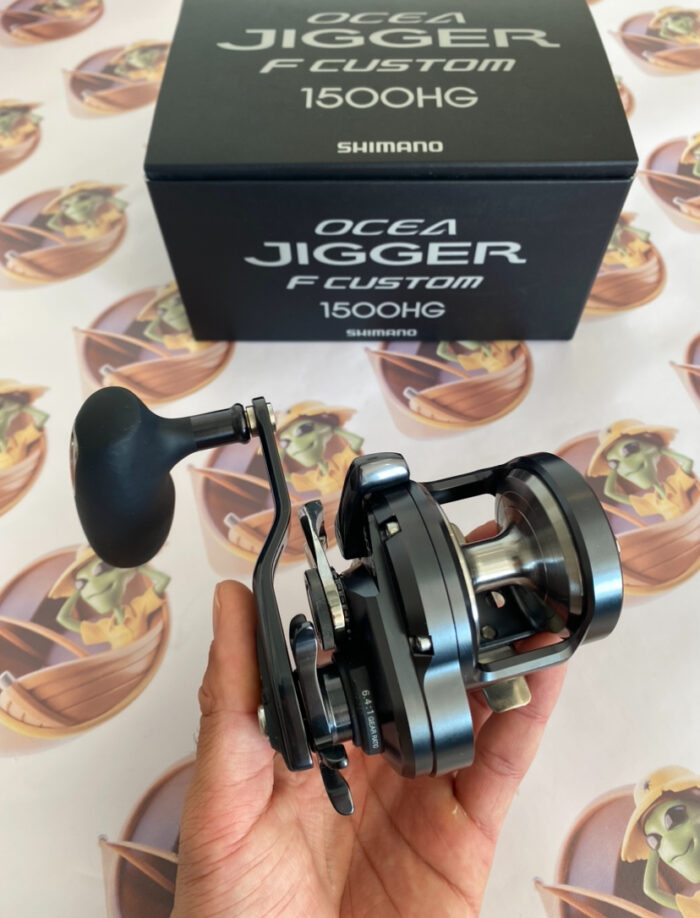 Carretilha Shimano Ocea Jigger F-Custom 1500 HG - Encomenda 🛫