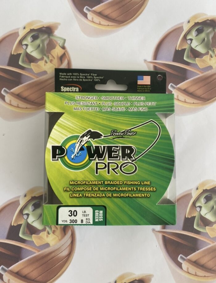 Linha Multifilamento Power Pro x8 Cor Verde Musgo 30lbs