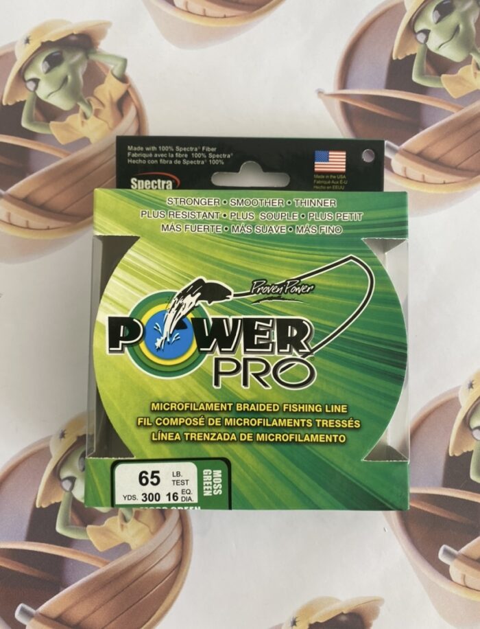 Linha Multifilamento Power Pro x8 Cor Verde Musgo 65lbs