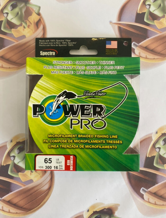 Linha Multifilamento Power Pro x8 Cor Vermelho 65lbs