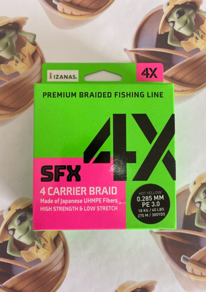 Linha Sufix SFX X4 0,28mm 40lbs 270m - Cor Amarelo