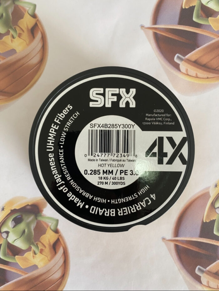 Linha Sufix SFX X4 0,28mm 40lbs 270m - Cor Amarelo - Image 3