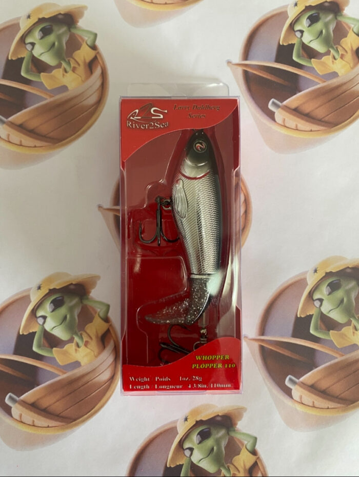 Isca Artificial Whopper Plopper 110 – River2Sea - Cor Chrome Black - Imagem 2