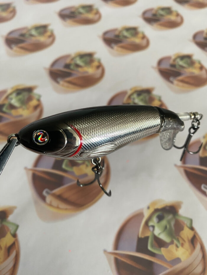 Isca Artificial Whopper Plopper 110 – River2Sea - Cor Chrome Black