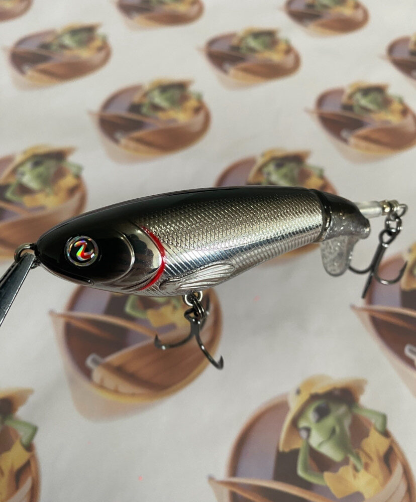 Isca Artificial Whopper Plopper 110 – River2Sea - Cor Chrome Black