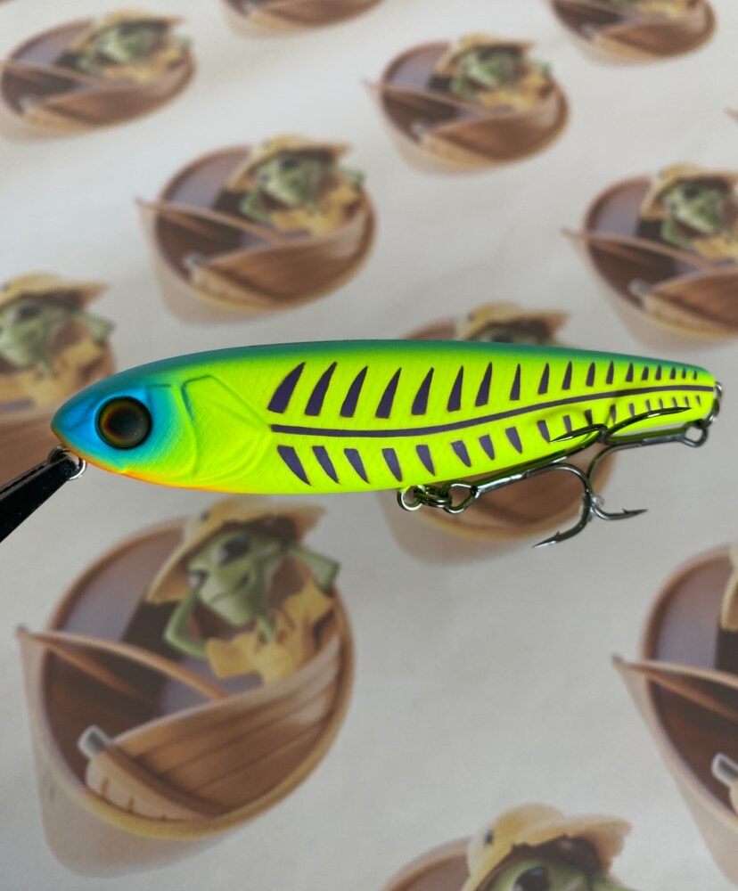 Isca Jackall Bonnie 107 Cor Bone Blue Chartreuse