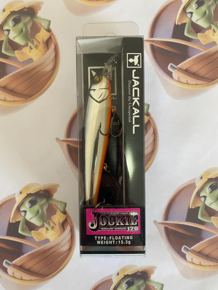 Isca Jackall Jockie 120F Cor Silver Orange Belly - Imagem 2
