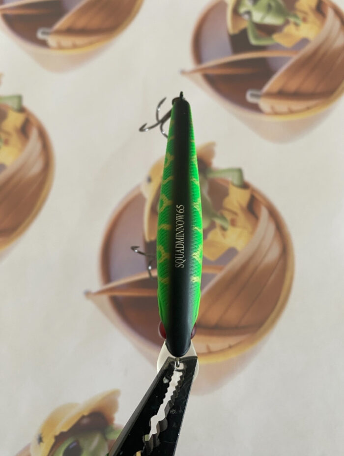 Isca Jackall Squad Minnow 65SP Cor Mat Tiger - Imagem 5
