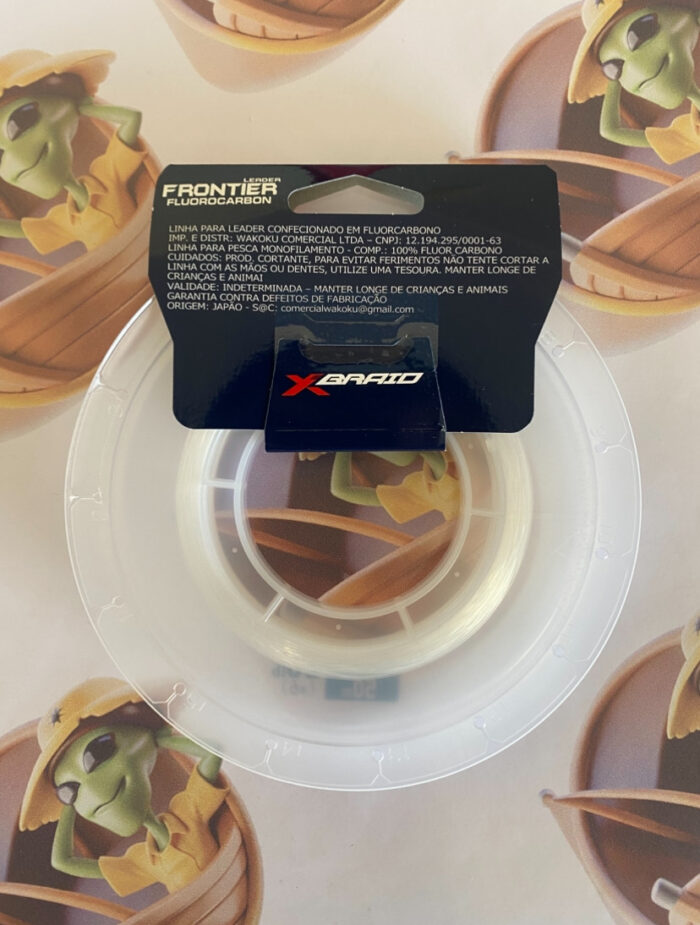 Shock Leader YGK Frontier Fluorocarbon - 20lbs 50m PE6 - 0,40mm - Imagem 2