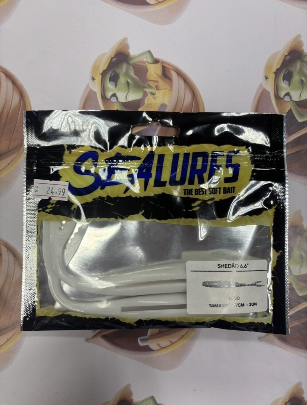 Isca Soft Shadão Sea Lures - Snow