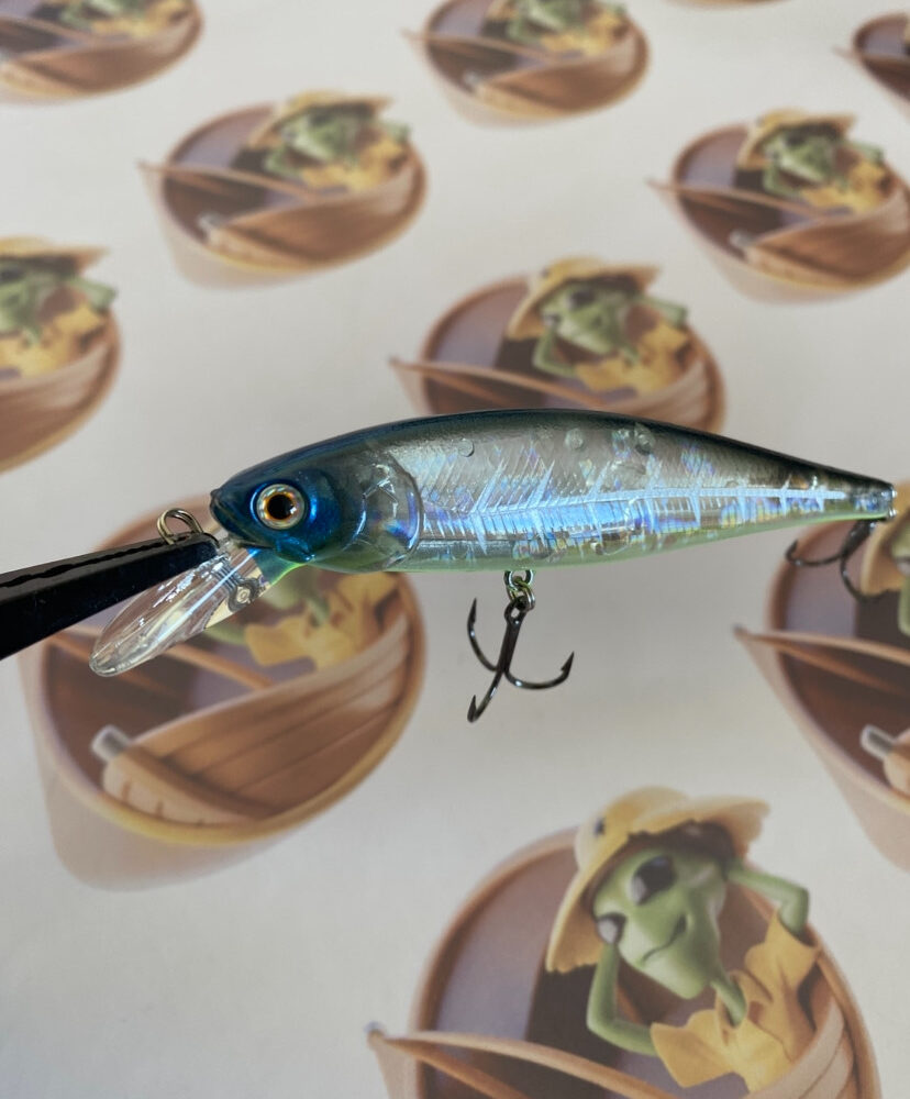 Isca Lucky Craft Pointer 100 SP Cor Bone Pro Blue