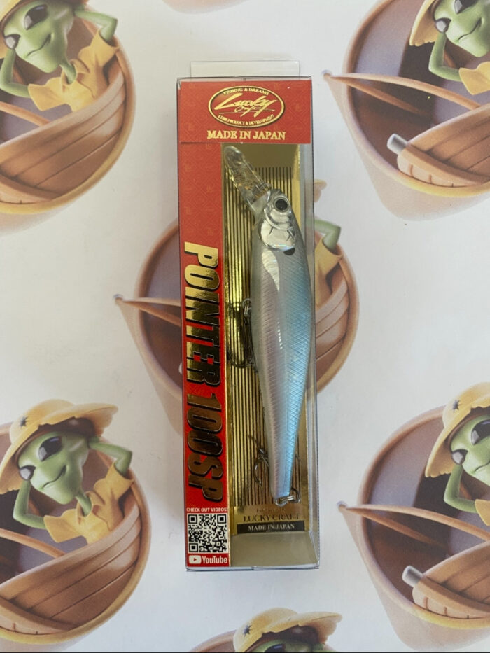 Isca Lucky Craft Pointer 100 SP Cor Silver Cheek Ghost Minnow - Imagem 2
