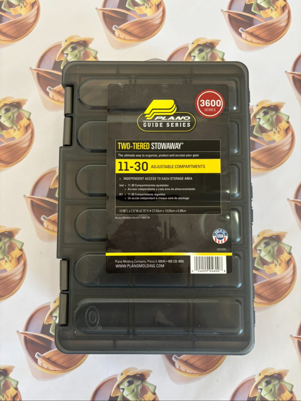 Estojo Plano 3600 - 2 Compartimentos