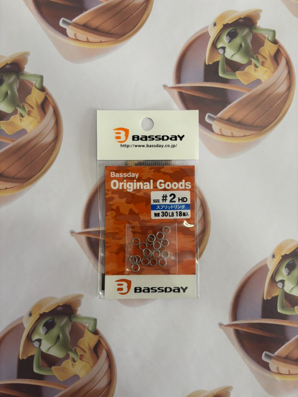 Split Ring Bassday 30lb N°2HD 18 unidades