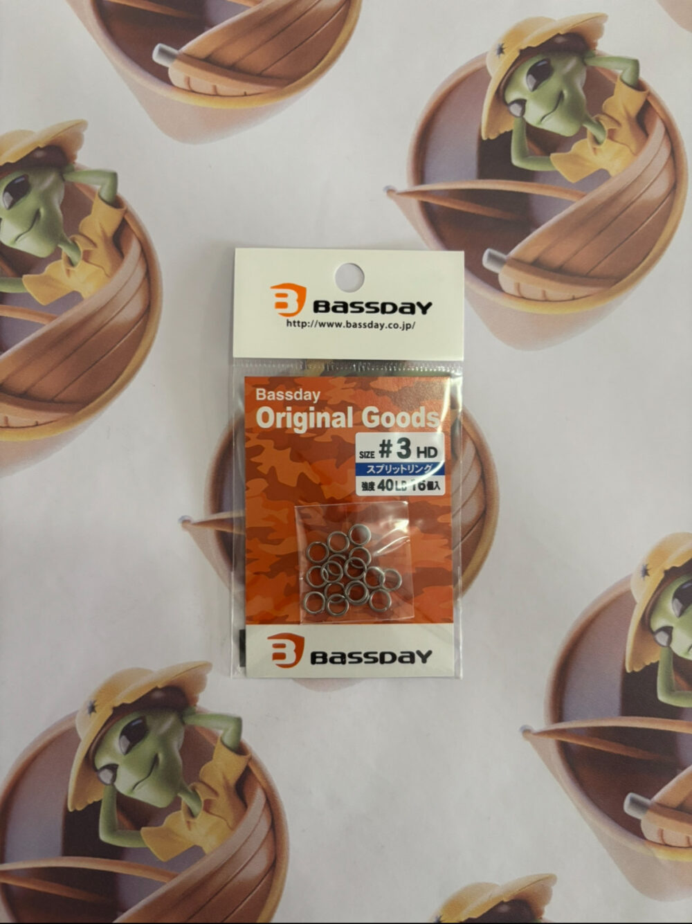 Split Ring Bassday 40lb N°3HD 16 unidades