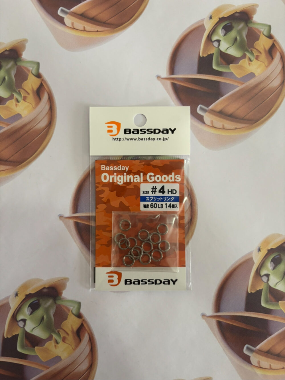 Split Ring Bassday 60lb N°4HD 14 unidades