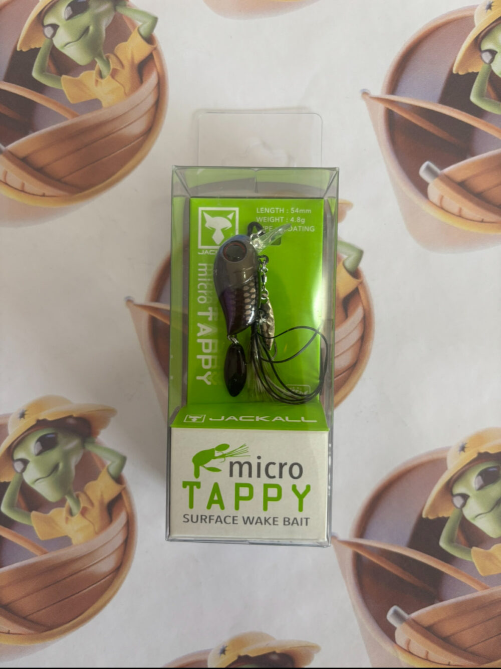 Isca Artificial Jackall Micro Tappy Cor Uroko Silhouette Black 