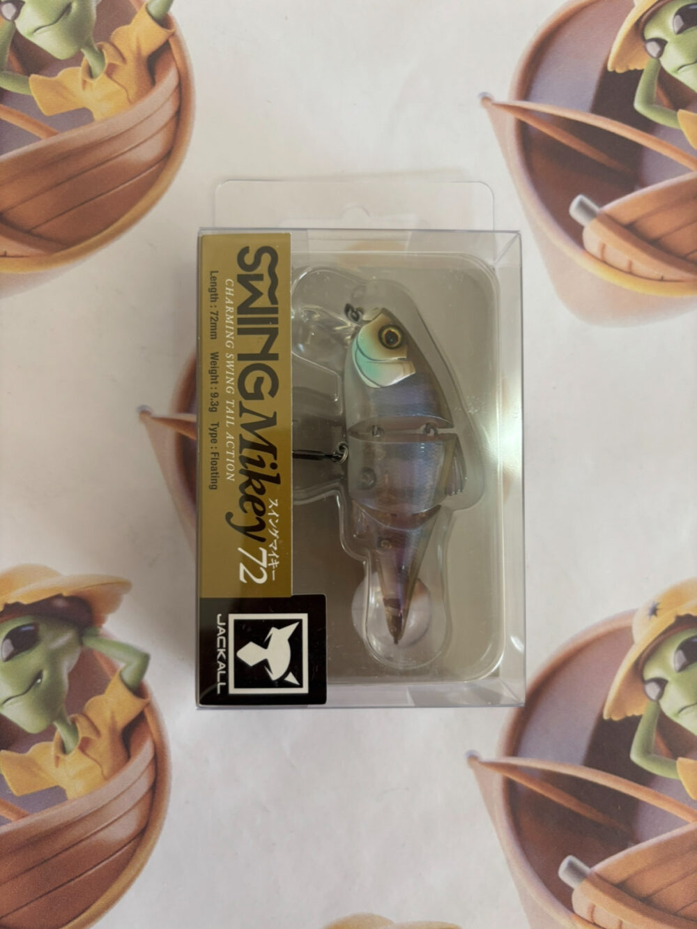 Isca Artificial Jackall Swing Mikey 72 Cor Ghost Chigil