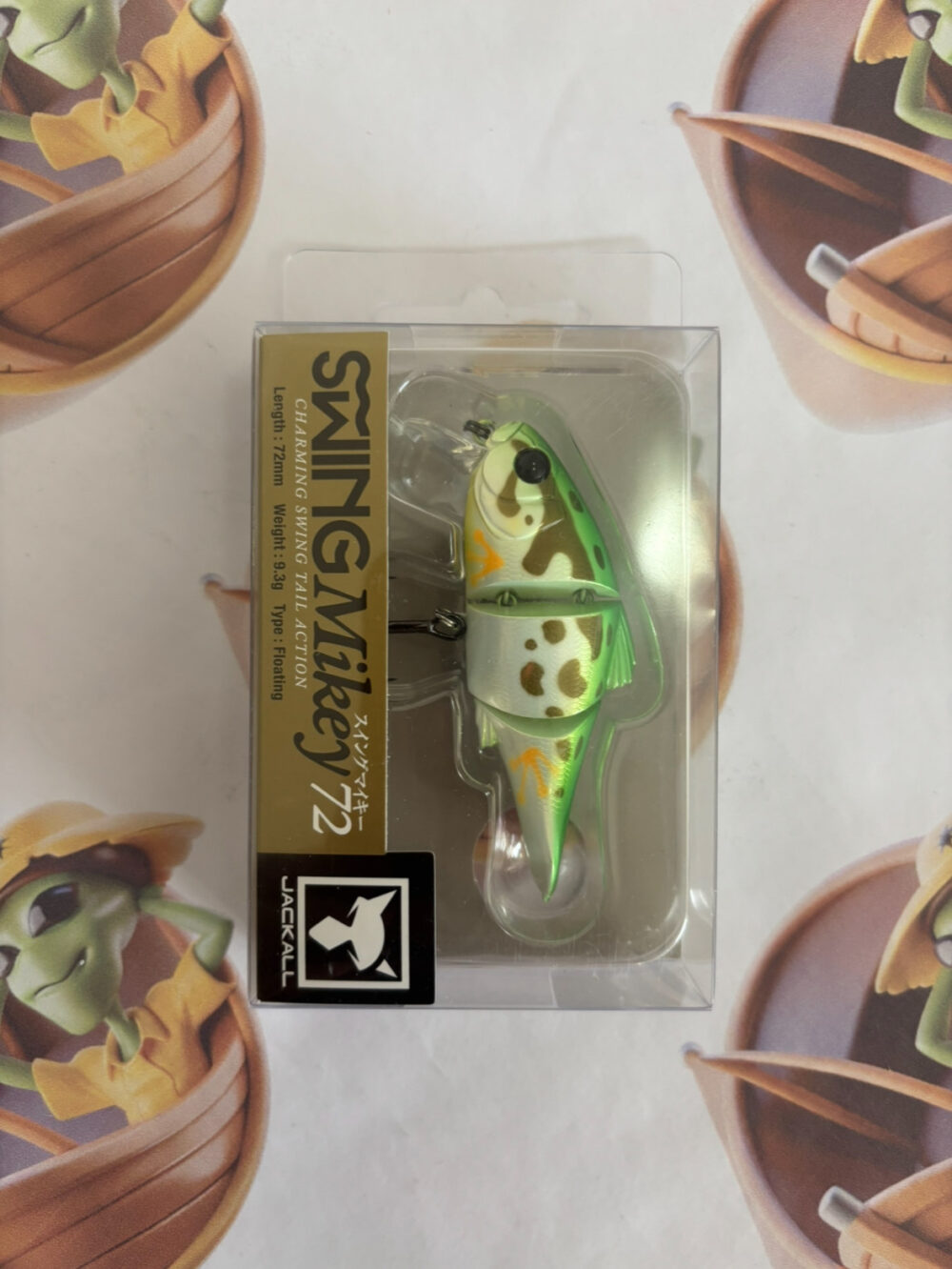 Isca Artificial Jackall Swing Mikey 72 Cor Swing Amagaeru