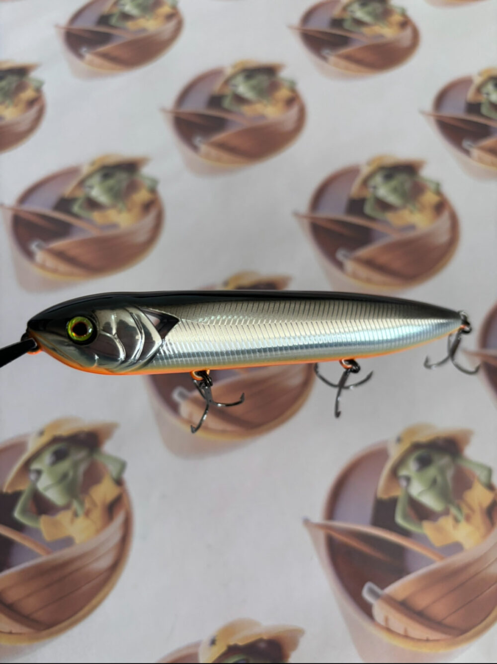 Isca Jackall Bowstick 130 Cor Silver Orange Belly