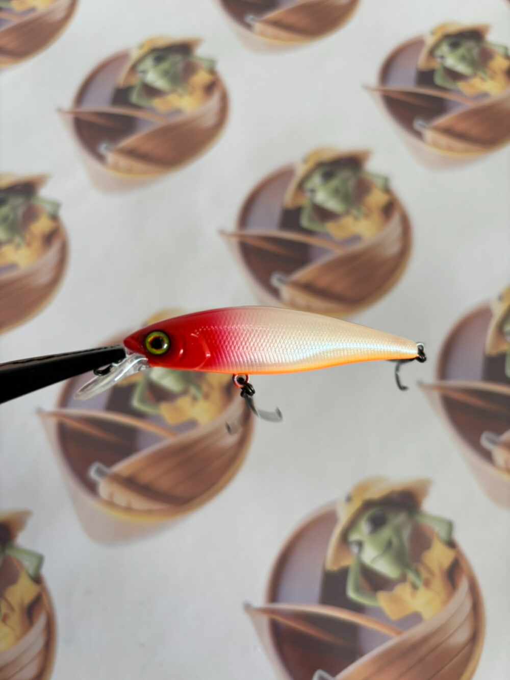 Isca Jackall Squad Minnow 65SP Cor Red Head Orange Belly