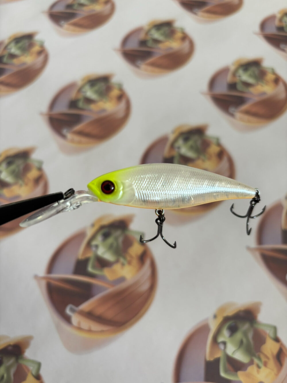 Isca Jackall Squad Shad 65SP Cor Chartreuse Head Bone