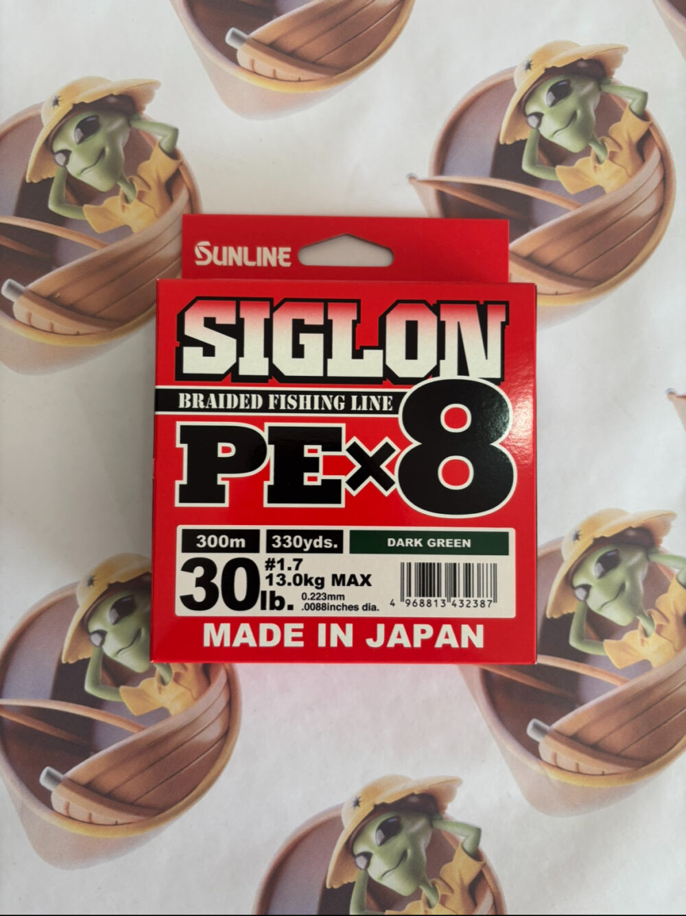 Linha SunLine Siglon X8 PE1.7 (0,22mm) 30lb C/300m - Dark Green - Verde Musgo