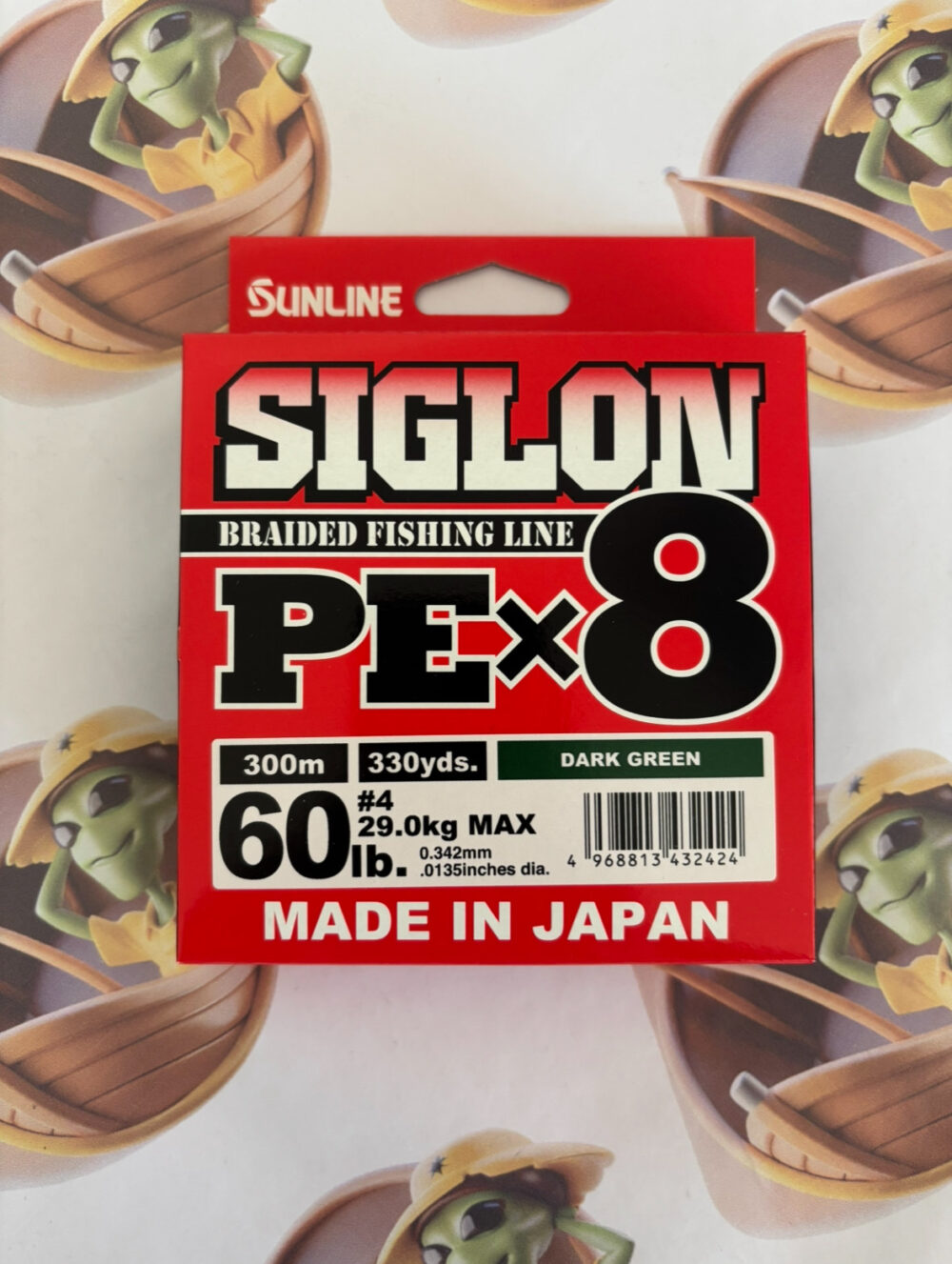 Linha SunLine Siglon X8 PE4.0 (0,342mm) 60lb C/300m - Dark Green - Verde Musgo