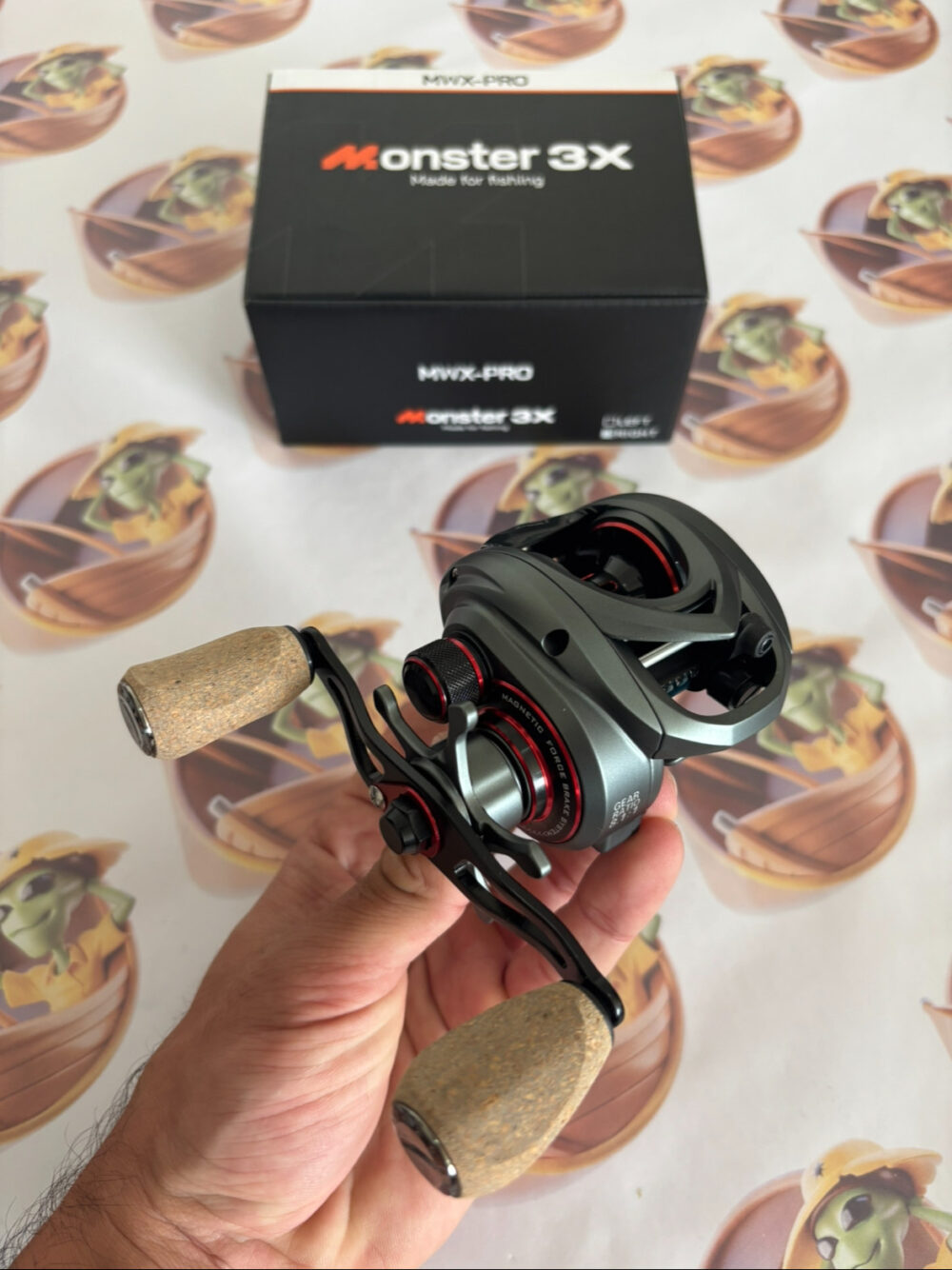 Carretilha Monster 3X MWX-PRO - Manivela Direita