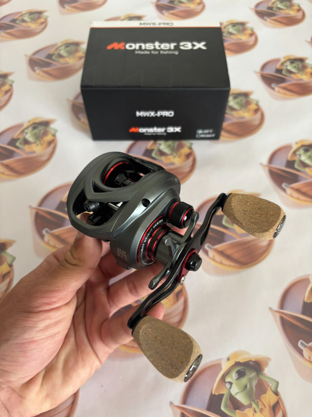 Carretilha Monster 3X MWX-PRO - Manivela Esquerda