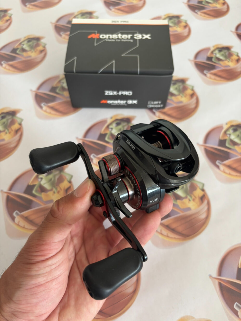 Carretilha Monster M3X ZSX-PRO - Manivela Direita