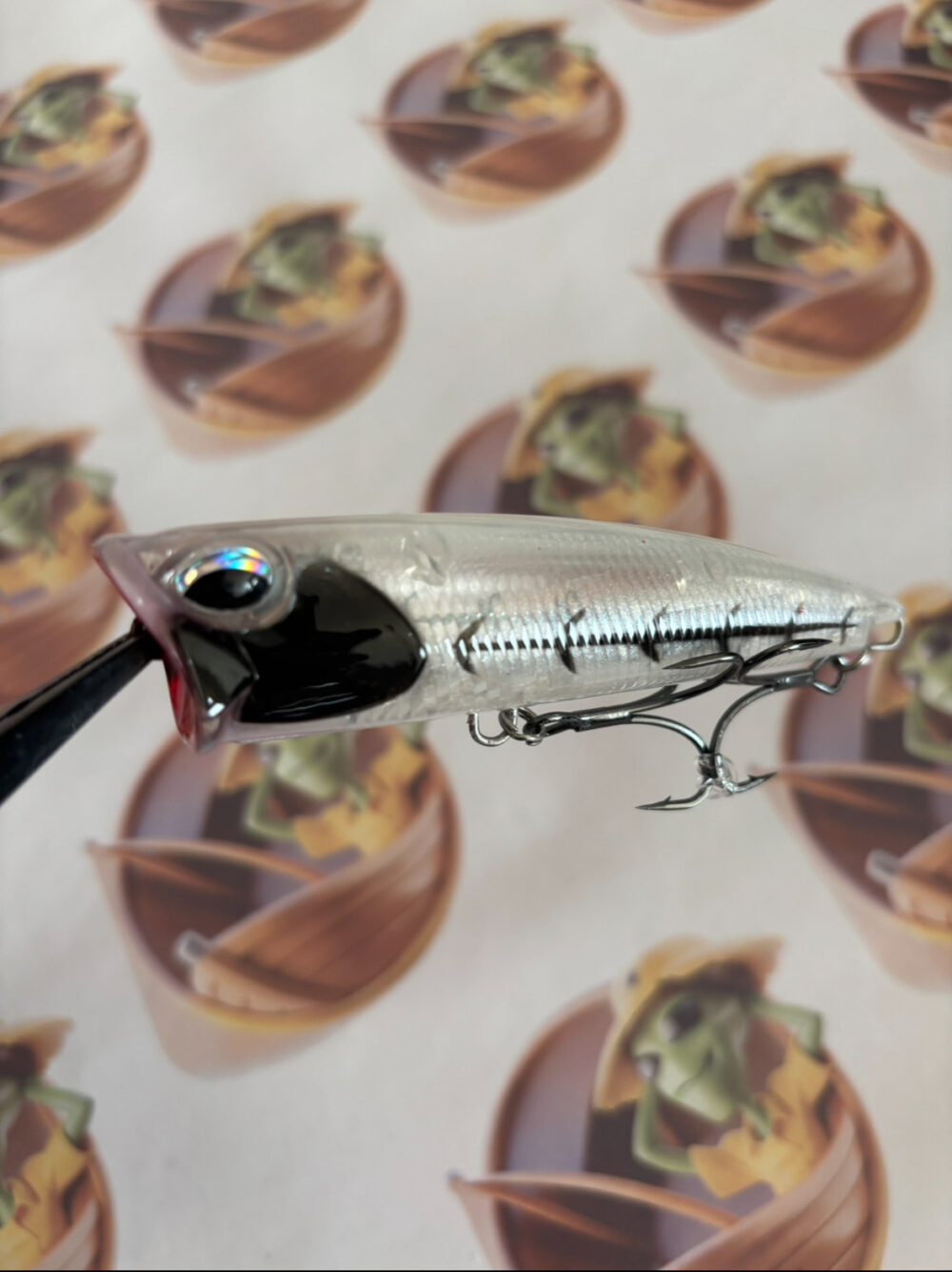 Isca Monster 3X Hard Pop X Cor Transparente/Preto 01