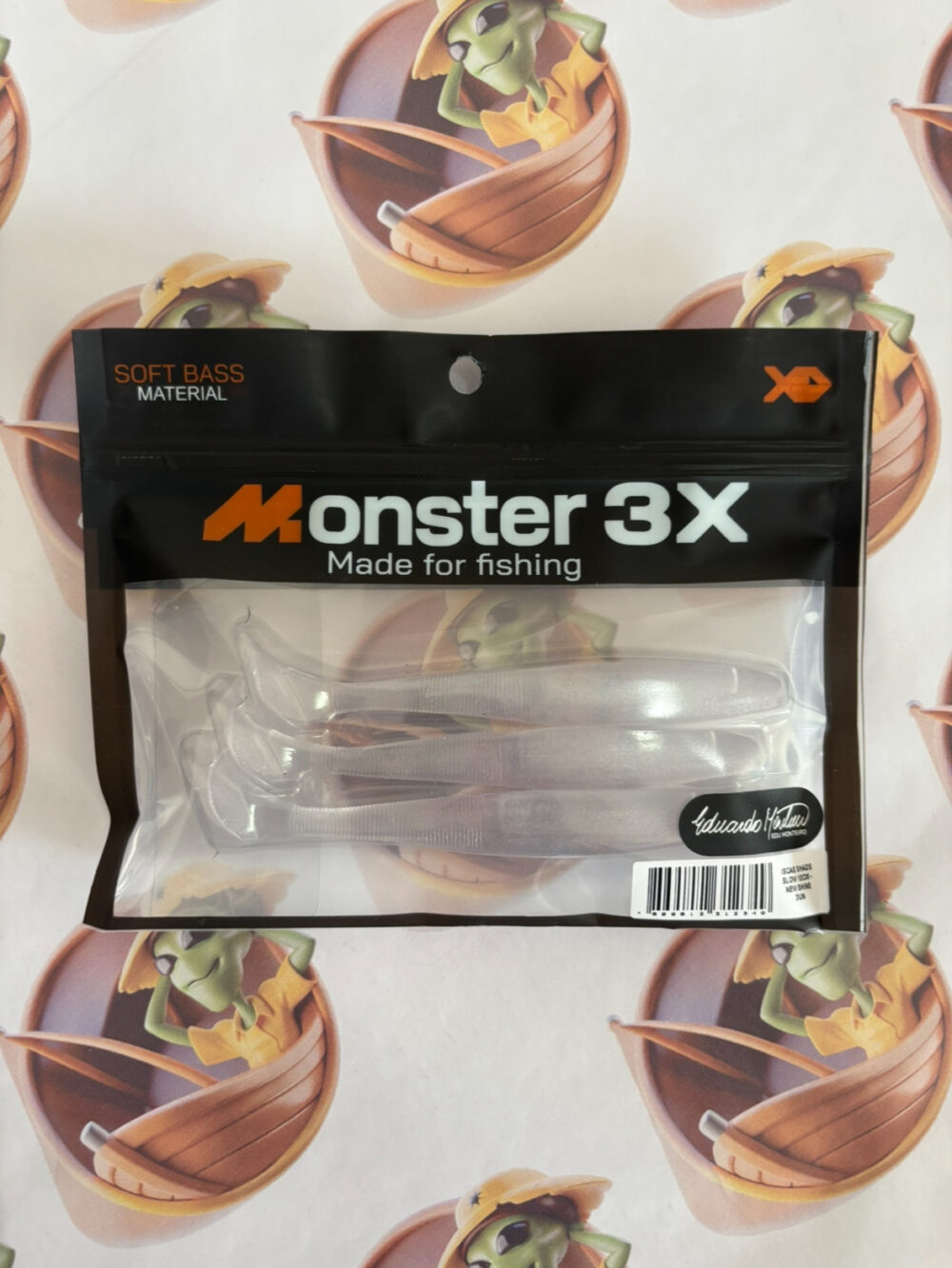 Isca Monster 3X Slow Shad 12cm Cor New Shine