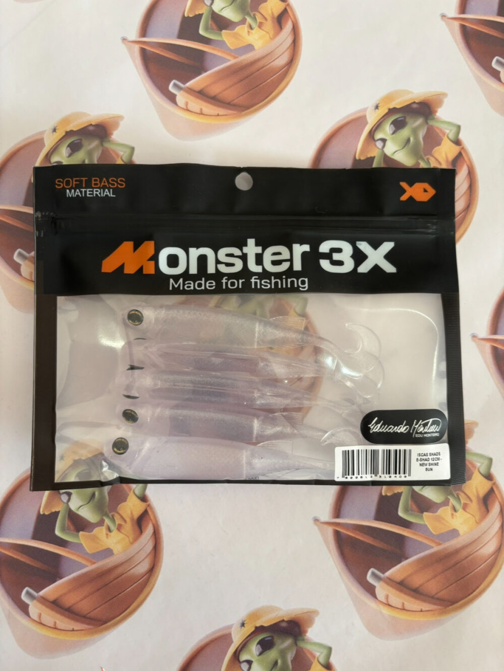 Isca Soft Monster 3X E SHAD 12cm Cor New Shine