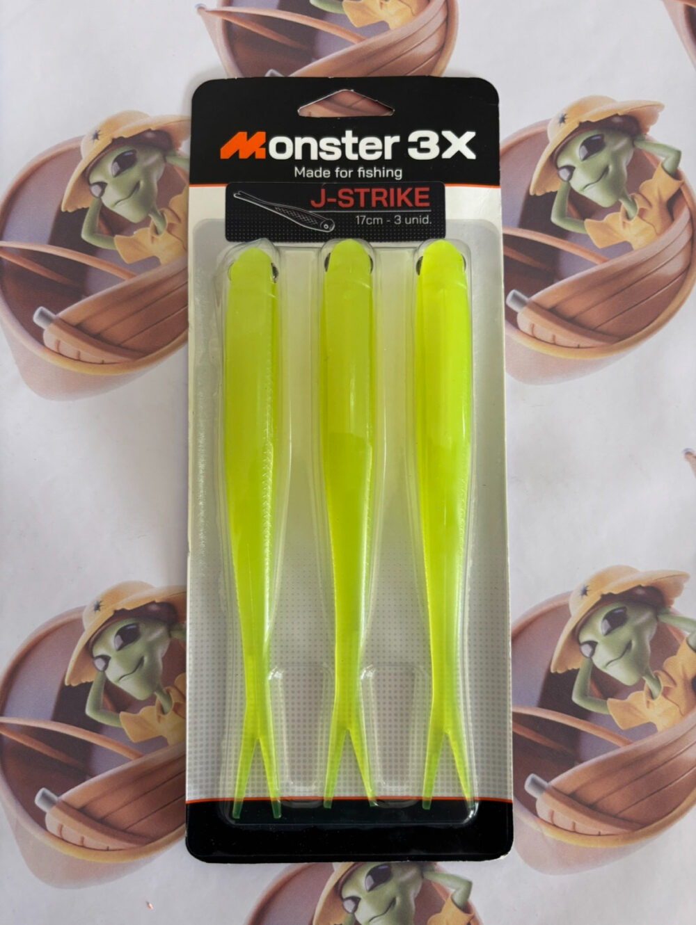 Isca Soft Monster 3X J Strike 17cm Cor Mellow