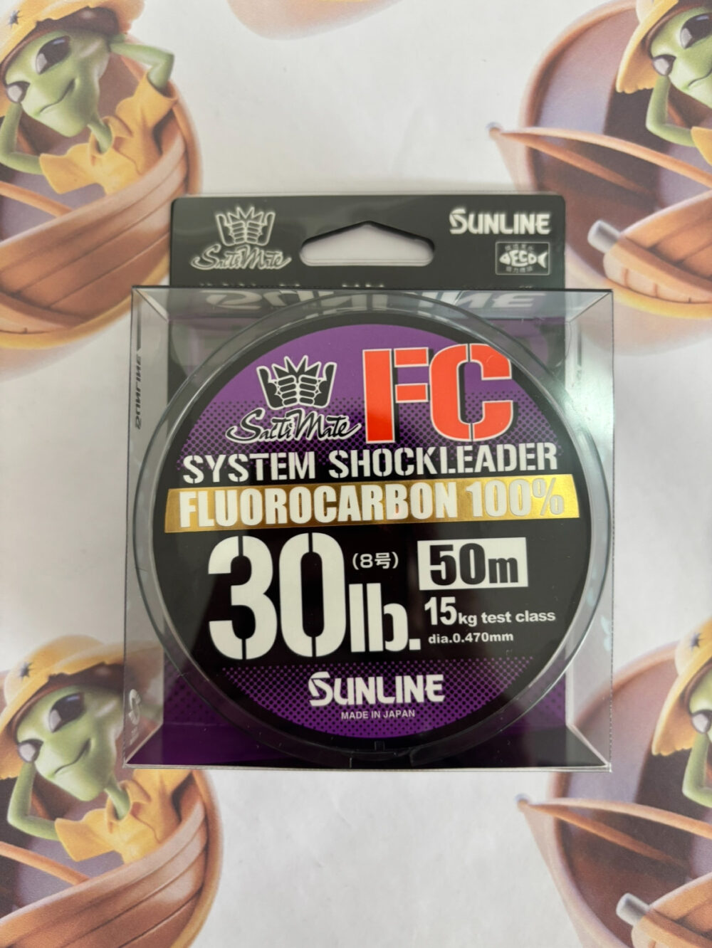 Líder 100% Fluocarbono Sunline Saltimate FC System Shock 30lbs