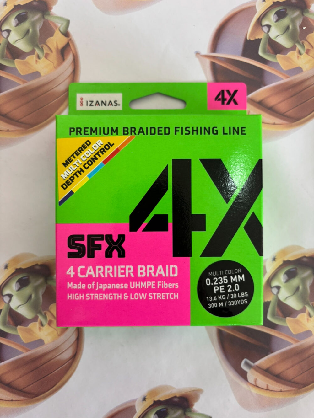 Linha Sufix SFX X4 0,23mm 30lbs 300m - Cor Multicolor