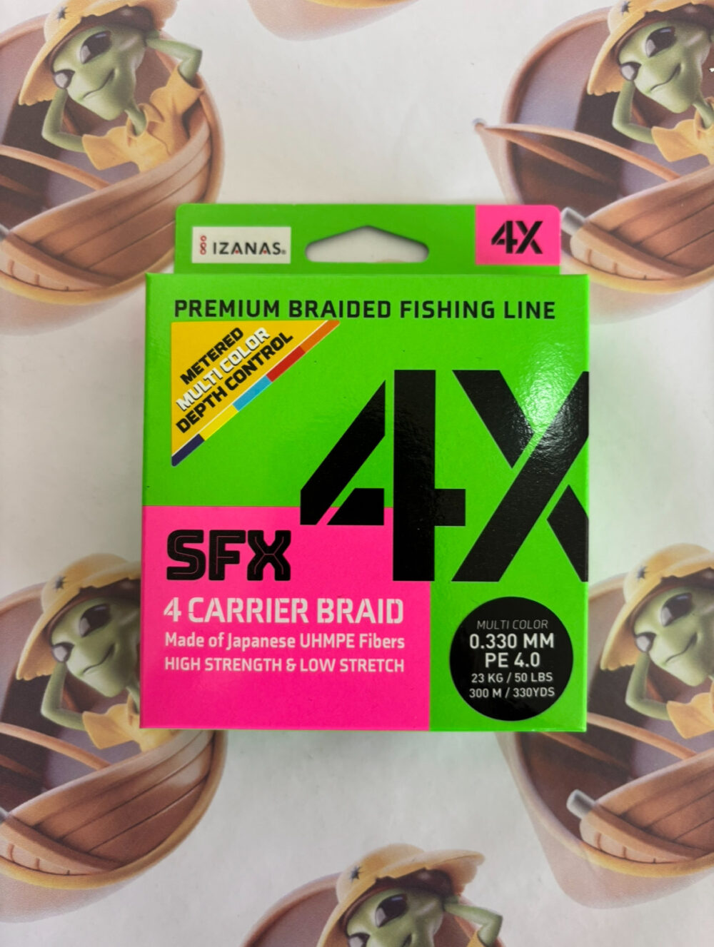 Linha Sufix SFX X4 0,33mm 50lbs 300m - Cor Multicolor