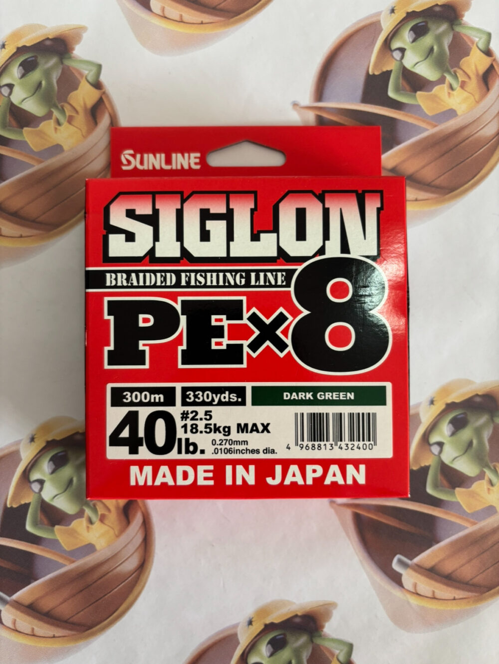 Linha SunLine Siglon X8 PE 2.5 (0,27mm) 40lb C/300m - Dark Green - Verde Musgo