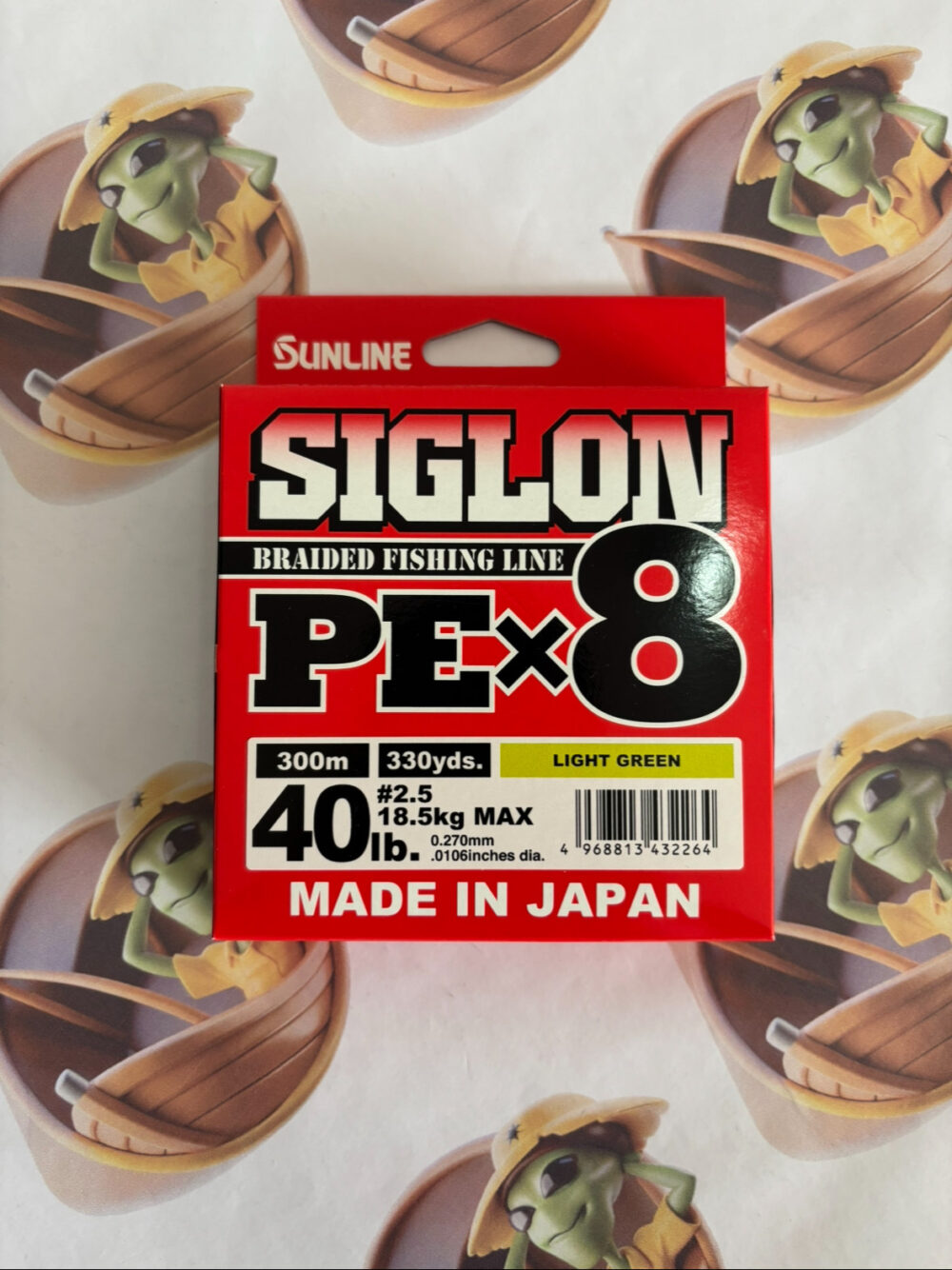 Linha SunLine Siglon X8 PE 2.5 (0,27mm) 40lb C/300m - Light Green - Verde Claro