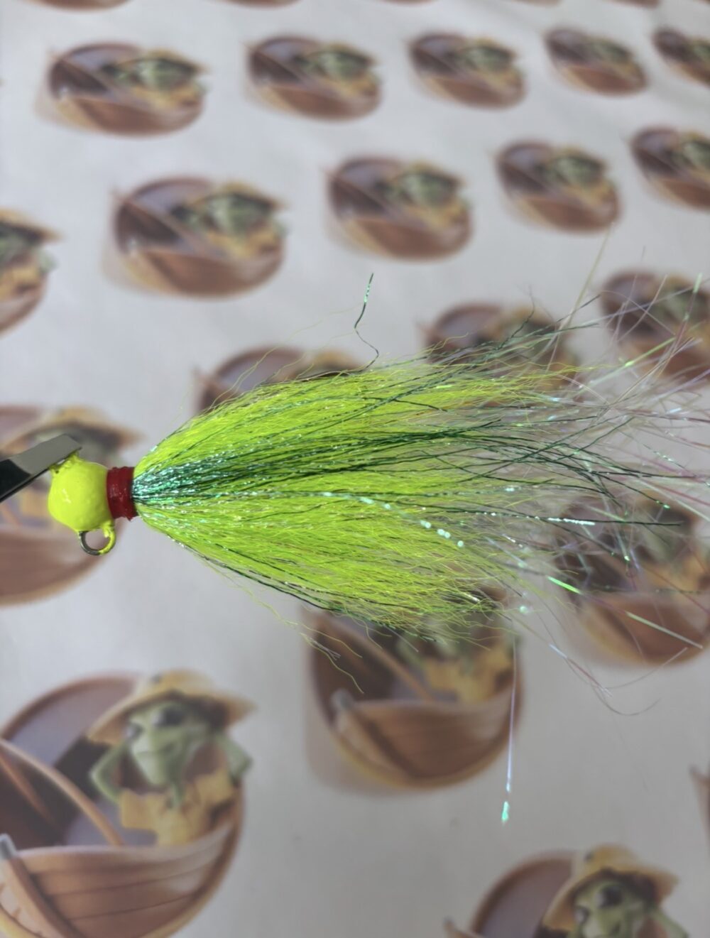Jig de Pena Lure Maker Bolinha Single 10g 3/0 Cor Verde JB 07