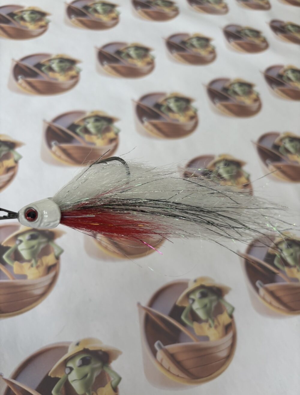Jig de Pena Lure Maker Profissa Single 18g 7/0 Cor Branco JPS 01