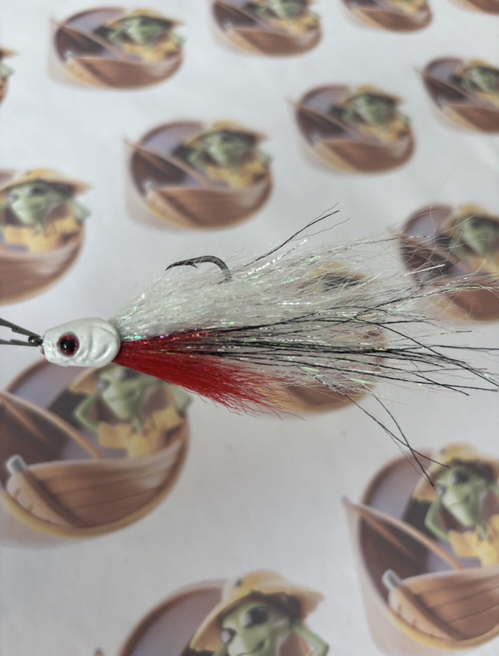 Jig de Pena Lure Maker Profissa Single 8g 3/0 Cor Branco JPS 01