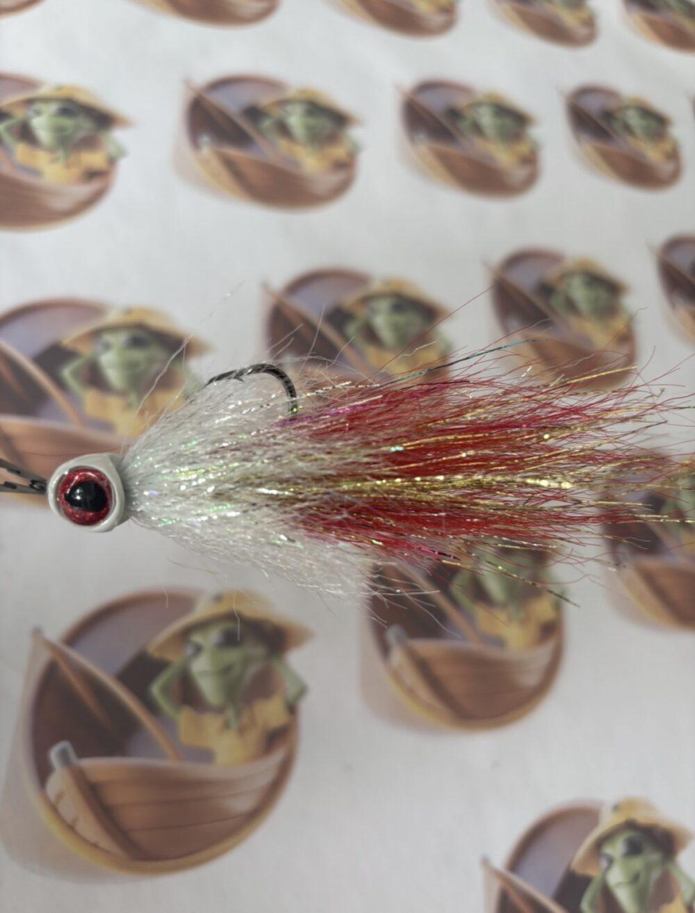 Jig de Pena Lure Maker Zoiudo Single 10g 3/0 Cor Branco JZS 02
