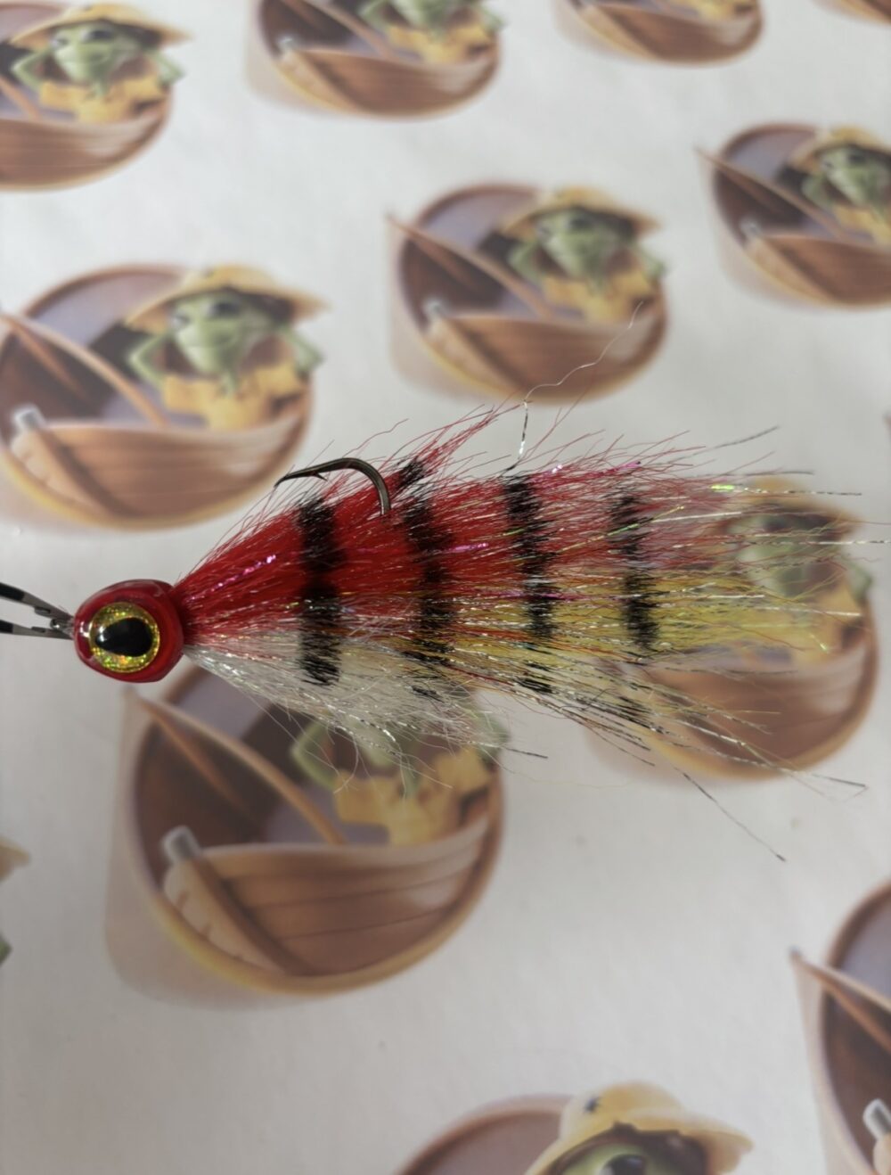 Jig de Pena Lure Maker Zoiudo Single 10g 3/0 Cor Vermelho JZS 014