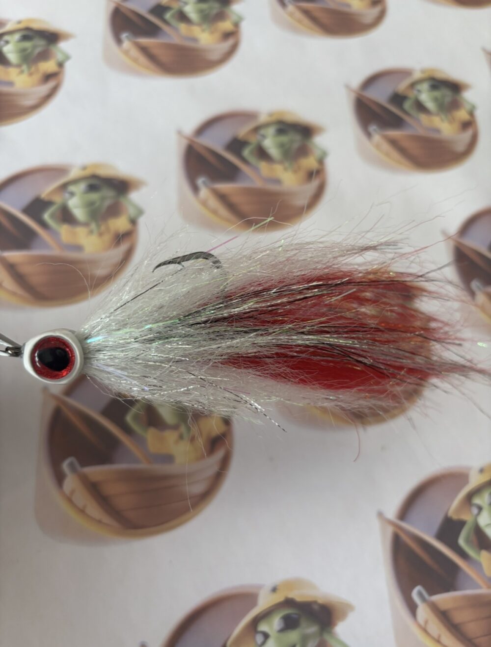 Jig de Pena Lure Maker Zoiudo Single 16g 6/0 Cor Branco JZS 02
